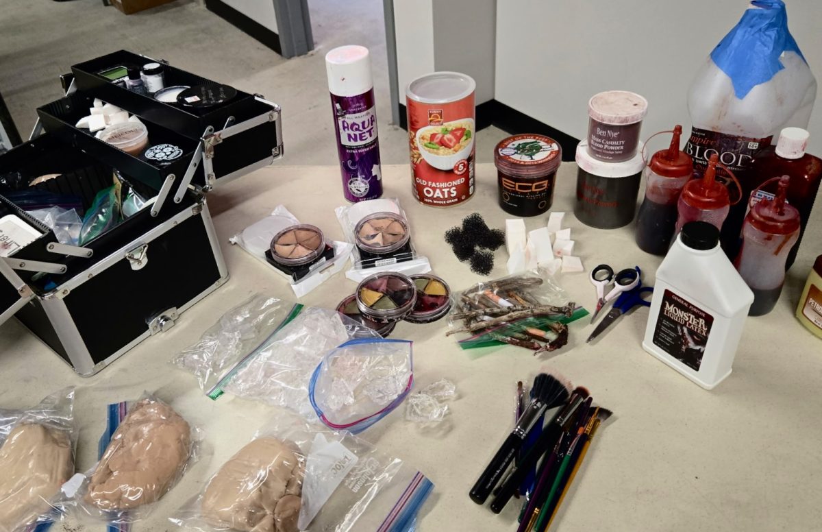 Tools for SFX makeup used by Sloane Smith '27. Photo provided by Sloane Smith '27