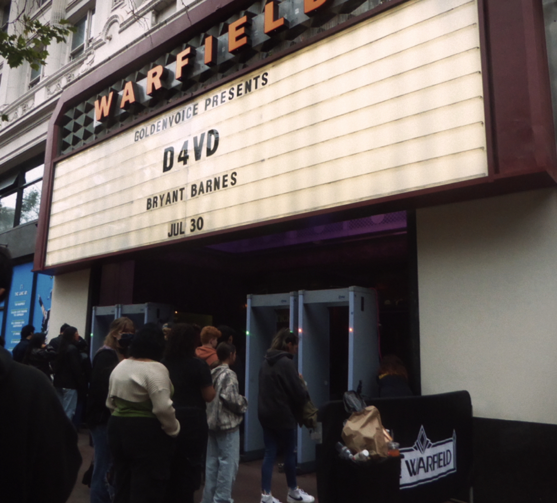 D4VD concert on July 30, 2025 at the The Warfield in San Francisco. Just two months before D4VD's legal case broke out.